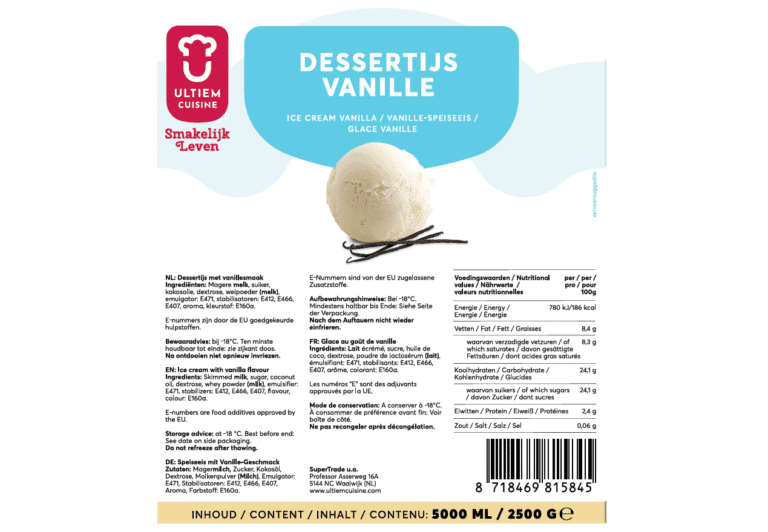 Dessertijs vanille